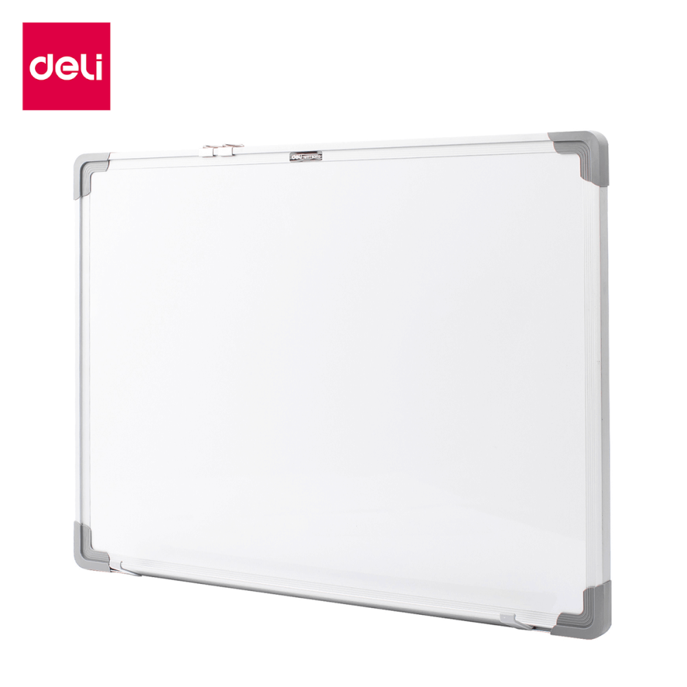 กระดานไวท์บอร์ด DELI E39033A-SL-01 ขนาด 60 X 90 CM_0